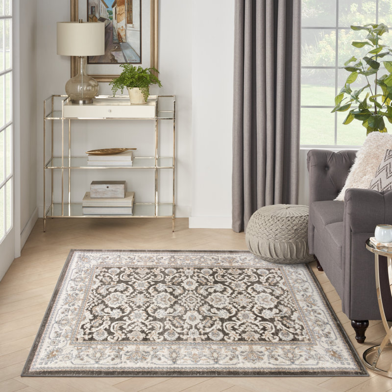 Oriental Indoor Rug, Rectangle 3'11" x 5'11"