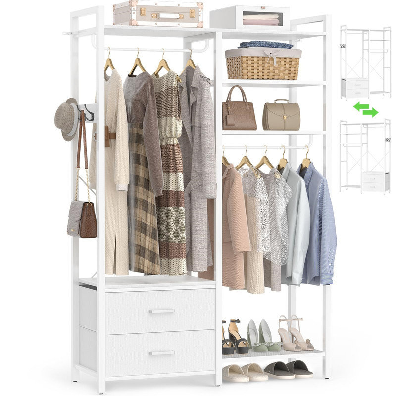 115.06cm Adjustable Clothing Rack