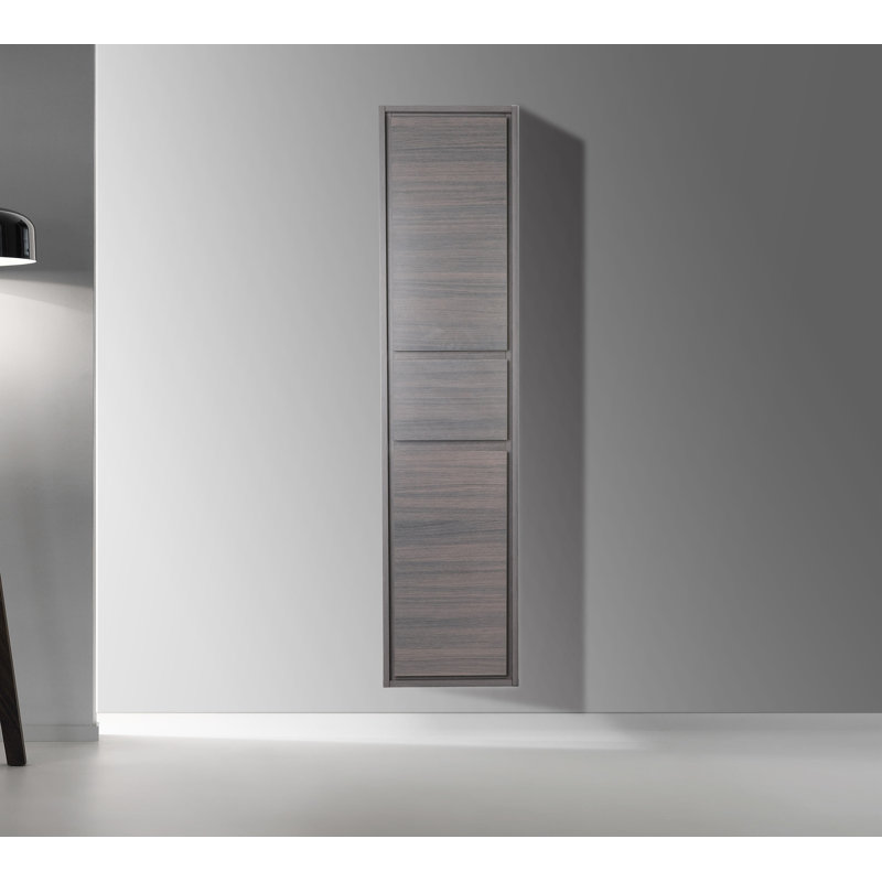 Goldstein Linen Cabinet, Grey Oak