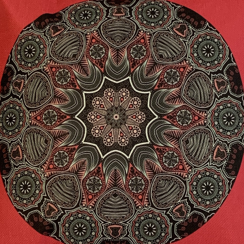 Kelowna Indoor / Outdoor Damask Square Cushion Cover