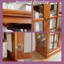 Grande vitrine à 4 portes avec ampoule incluse-232609058