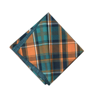 Jemma Cotton Plaid Square Napkin