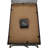 Analog Metal Mechanical Tabletop Clock in Brass/White