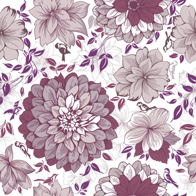 Ouellet Peel & Stick Floral Roll