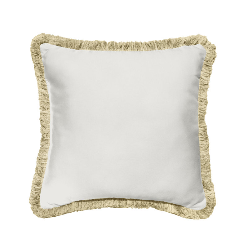 Housse et insert de coussin extérieur d'extérieur, Toile toile naturelle Sunbrella