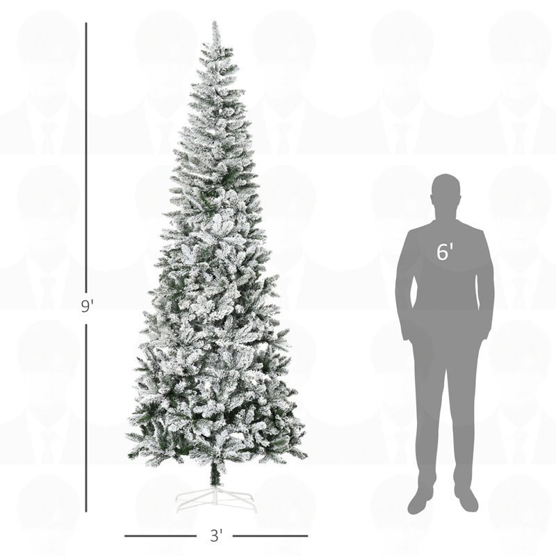 Arbre de Noël artificiel pin enneigé