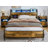 Dianthe Bed Frame with Storage Shelf Headboard & Charging Station, LED Lights-1508989897-1508989908