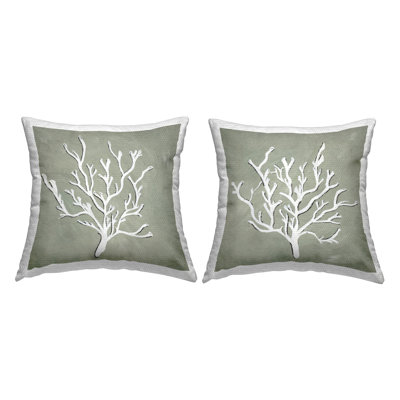 Housse et insert de coussin décoratif en polyester pour intérieur / extérieur Nola James