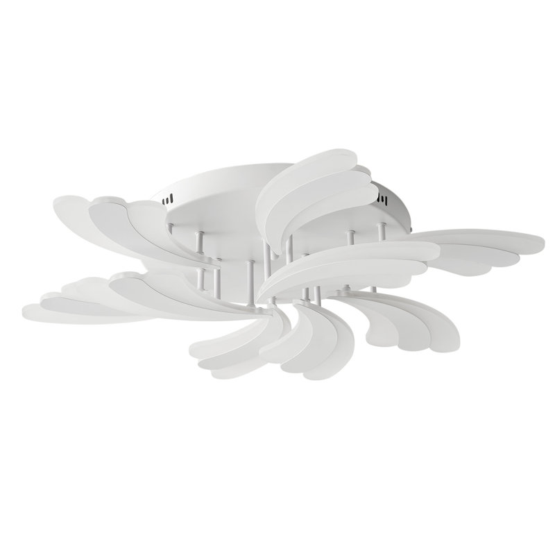 1-Dimmable white LED iron ceiling light