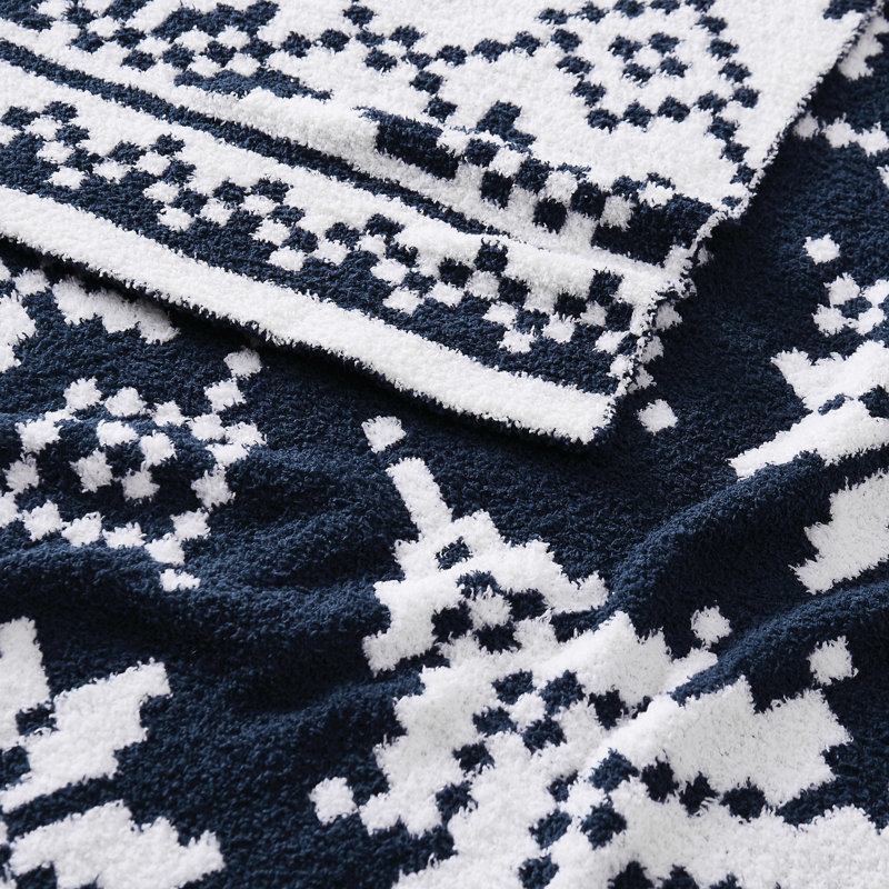 Jeté réversible 50 x 70 Fair Isle