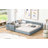 Queen Size & Twin XL Size Upholstered Platform Bed, Mother & Child Bed, PU Leather-16857277