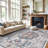 Wide Hallway Rug: Vintage Washable Soft for Living Room Bedroom Water Resistant Carpet with Non-Slip Backing for Entry Kitchen Dining Room Thin Bathroom Floor Mat(Brick)-1813402913-1820767352