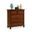 Commodes et commodes rectangulaires en bois massif brun-1413332959