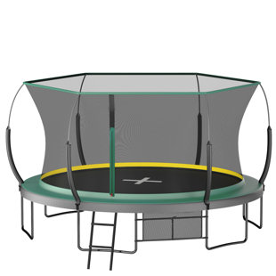 YC 14FT Springfree No Gap Trampoline- Black