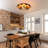 2-Light Dimmable Halogen Flush Mount