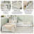 L-Shaped Combination Twin Bed Frame with Trundle and Drawer,3-in-1 Low Corner Platform Bed Linked with Built-in Desk-1147274320