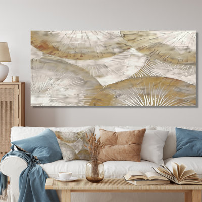 Mandala bohémien blanc et beige Simplicity II - Boho Mandala Decor Wall Art Living Room