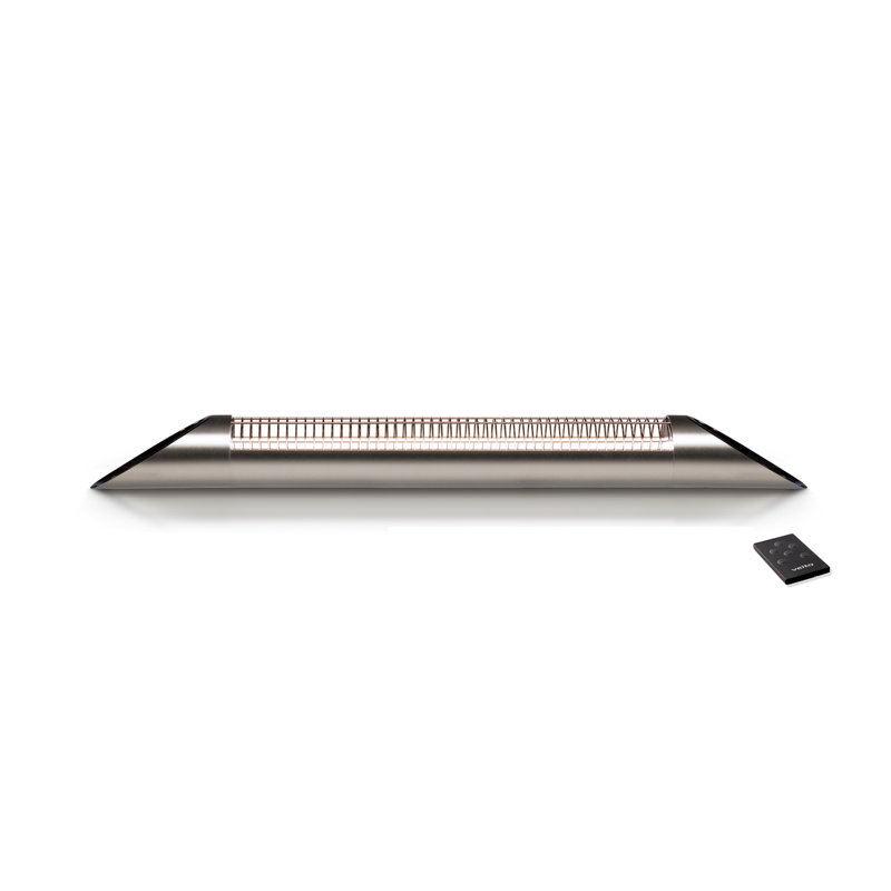Olvera Patio Heater, Matt Brushed Nickel, 2,000W