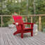 Chaises Adirondack toutes saisons de qualité commerciale Beorn avec porte-gobelet pivotant-1566599544