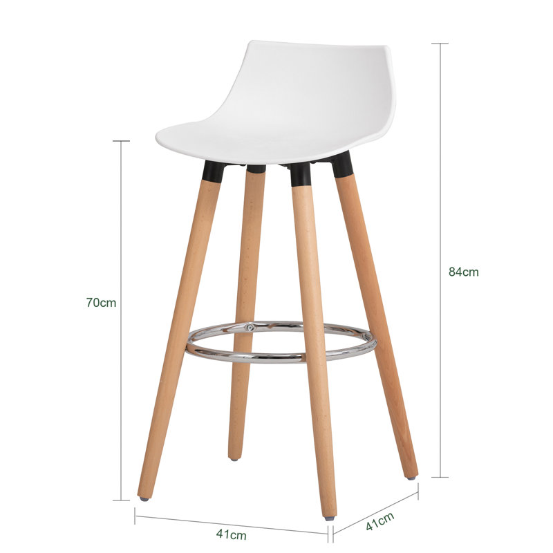 Edina Counter Stool with Solid Wood Frame