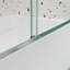 Porte de douche, porte coulissante, avec verre trempé de 1/4 po-112518010