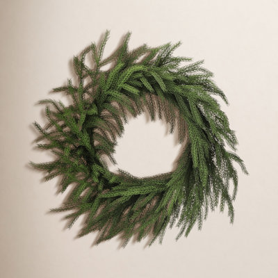The Holiday Aisle® Lindzie 28" Pine Wreath