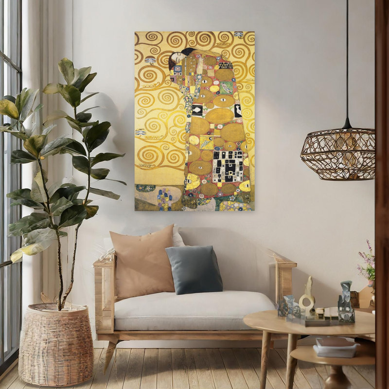 Erfullung 1905, reproduction d'art géométrique murale classique contemporaine, 48" H x 32" W