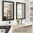 Rectangular Decorative Wall Mirror With Statement Deep Frame, HD Tempered Glass Vanity Mirror For Bathroom, Entryway, Or Bedroom-872761204-872761201