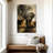 " Elephant Sunset Canvas Print "-186595965