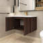 Meuble-lavabo simple 29,5 po avec plateau en résine Margree-2130860152