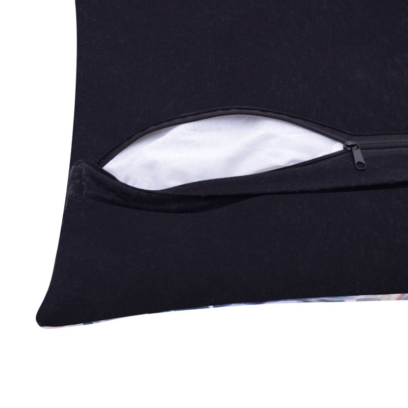 Housse de coussin en polyester à texture abstraite, Carré 20 po, Polyester