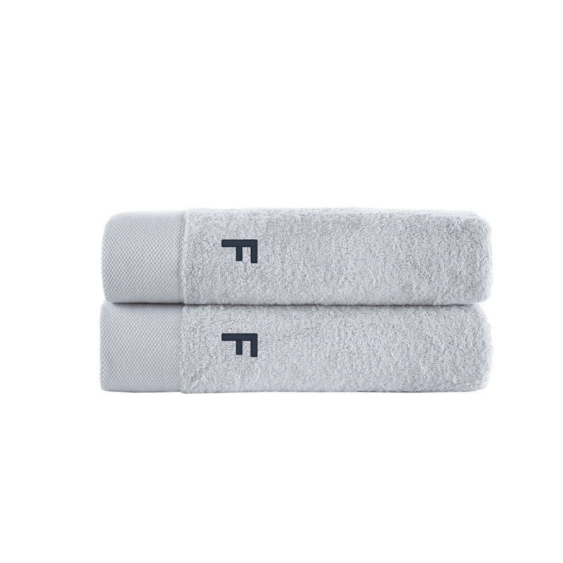 Merikas 2 pcs Bath Sheets, F, Bath Sheets - 2 Pack, Silver