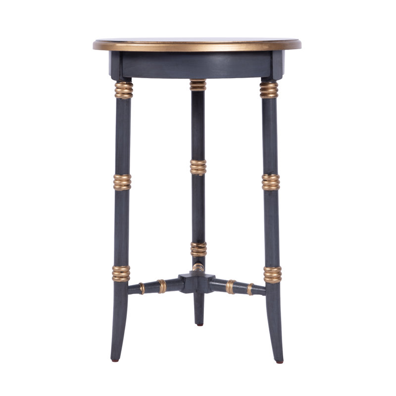 Isla Side Table, Blue & Gold