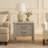 Doniesha End Table With Drawers, Antique White-64197994-62949338