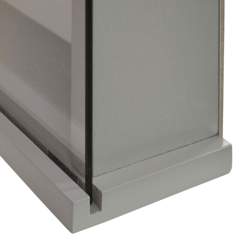 Display Cabinet, Grey