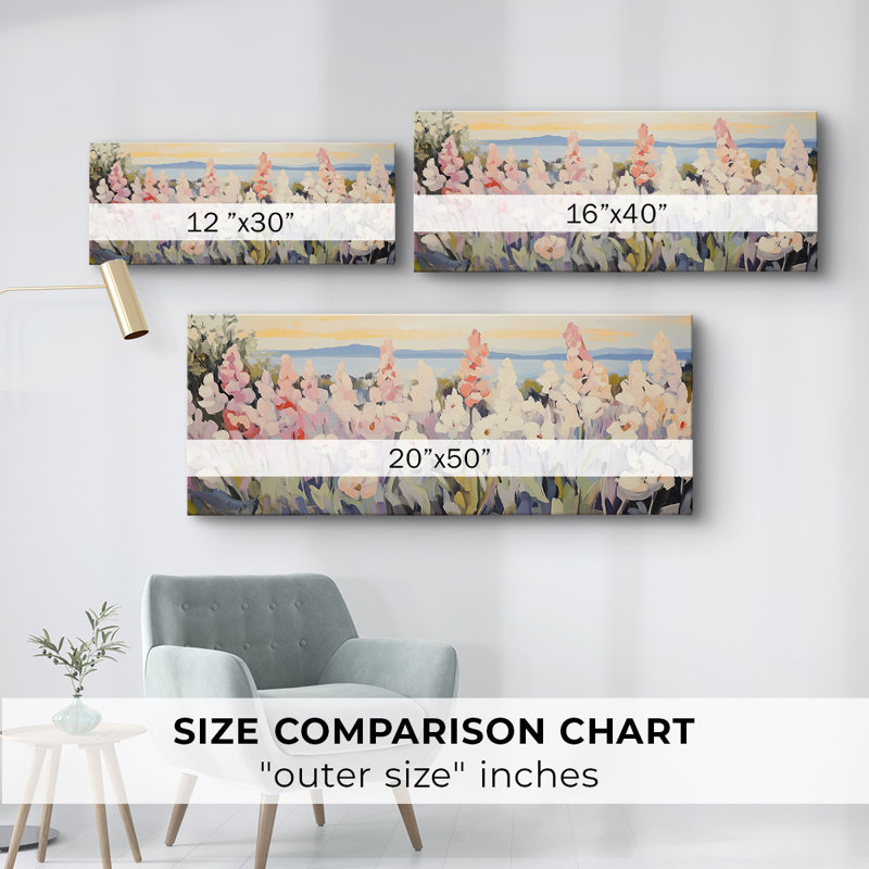Botanical Series-CCXCIV- Gallery Wrapped Canvas -Ready to Hang, 12" H x 30" W