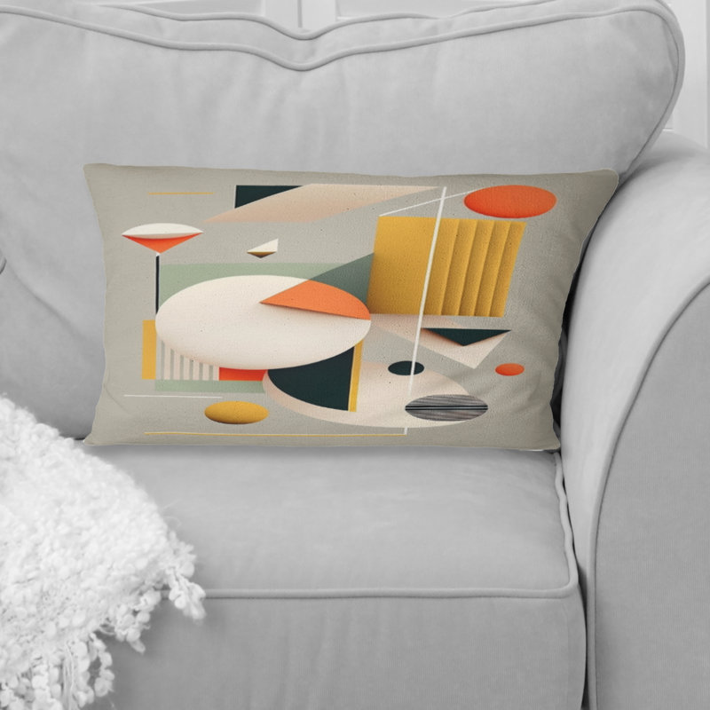 Coussin Minimal Bauhaus Dimensions III - Abstract