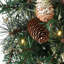 The Holiday Aisle® 9 ft. Golden Bristle Garland with Clear Lights