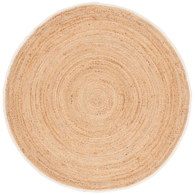 Natural Fiber Hand Woven Jute Pile Rug