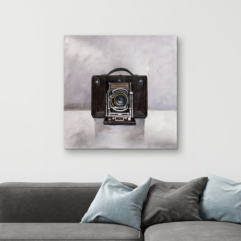 Old camera - 32"x32" art on canvas