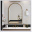 Miroir mural arqué avec cadre en fer-1597491182