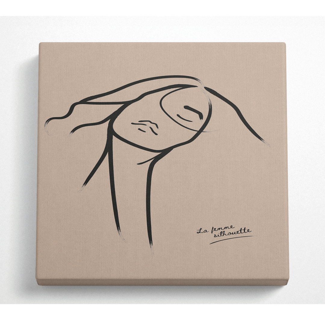 La Femme Lines - Wrapped Canvas Kunstdrucke