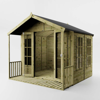 Mercia 8 x 8ft Premium Wessex Summerhouse