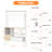 Armoire de rangement artisanale compatible avec les machines Cricut