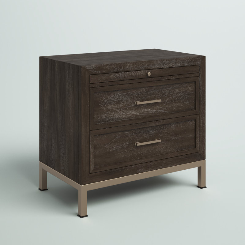 Table de chevet 2 tiroirs Brinerl