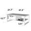Table basse avec rangement Woodlake