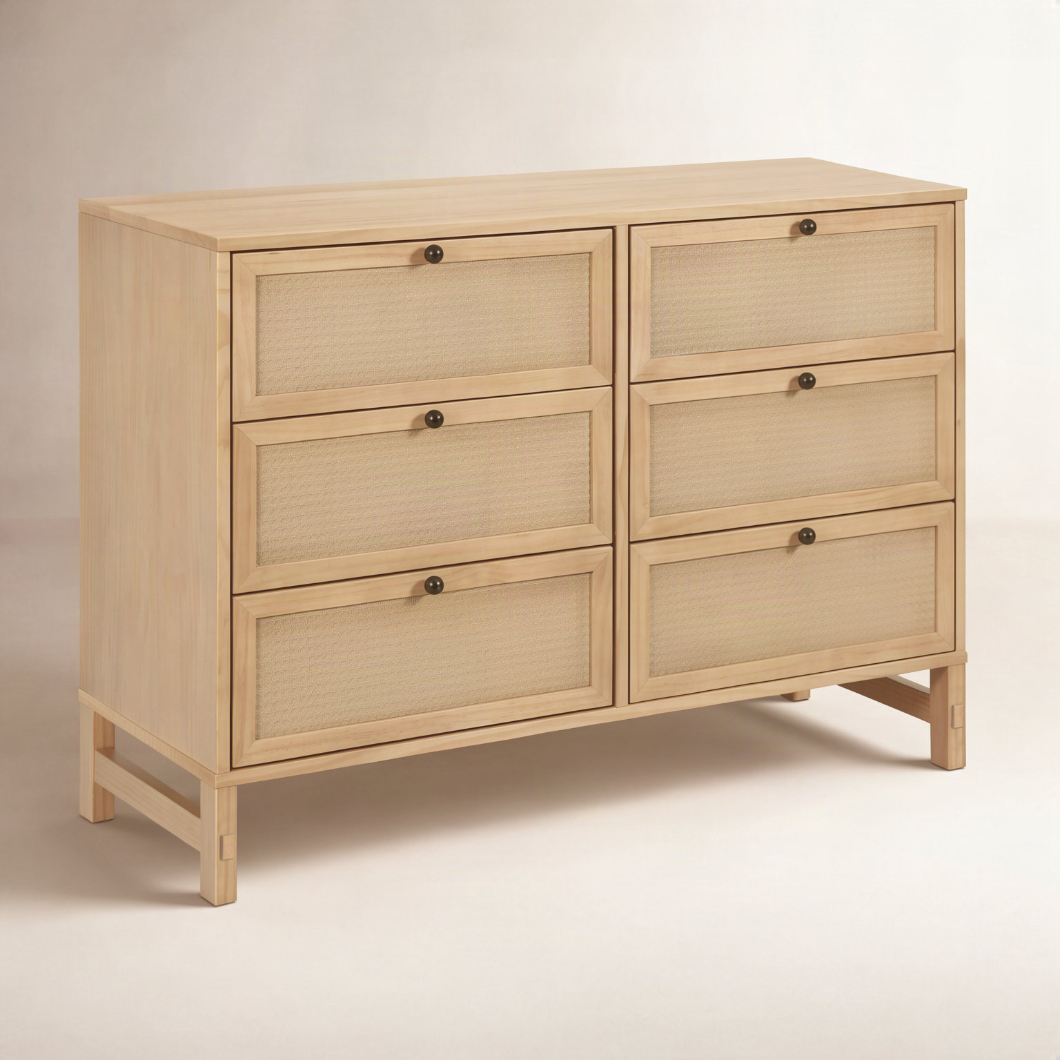6-Drawer Dresser, Natural