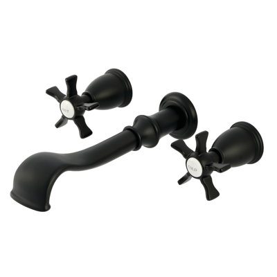 Kingston Brass Hamilton Two-Handle 3-Hole Wall Mount Roman Tub Faucet