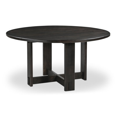Glenn Round Dining Table Dark Brown