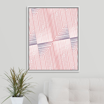 « rose stripe ii » par the novogratz-painting on toile